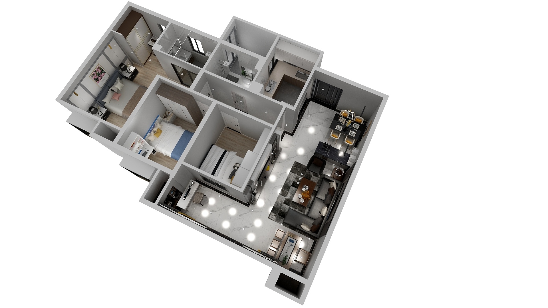 饶设计工作室-新块-装修设计方案