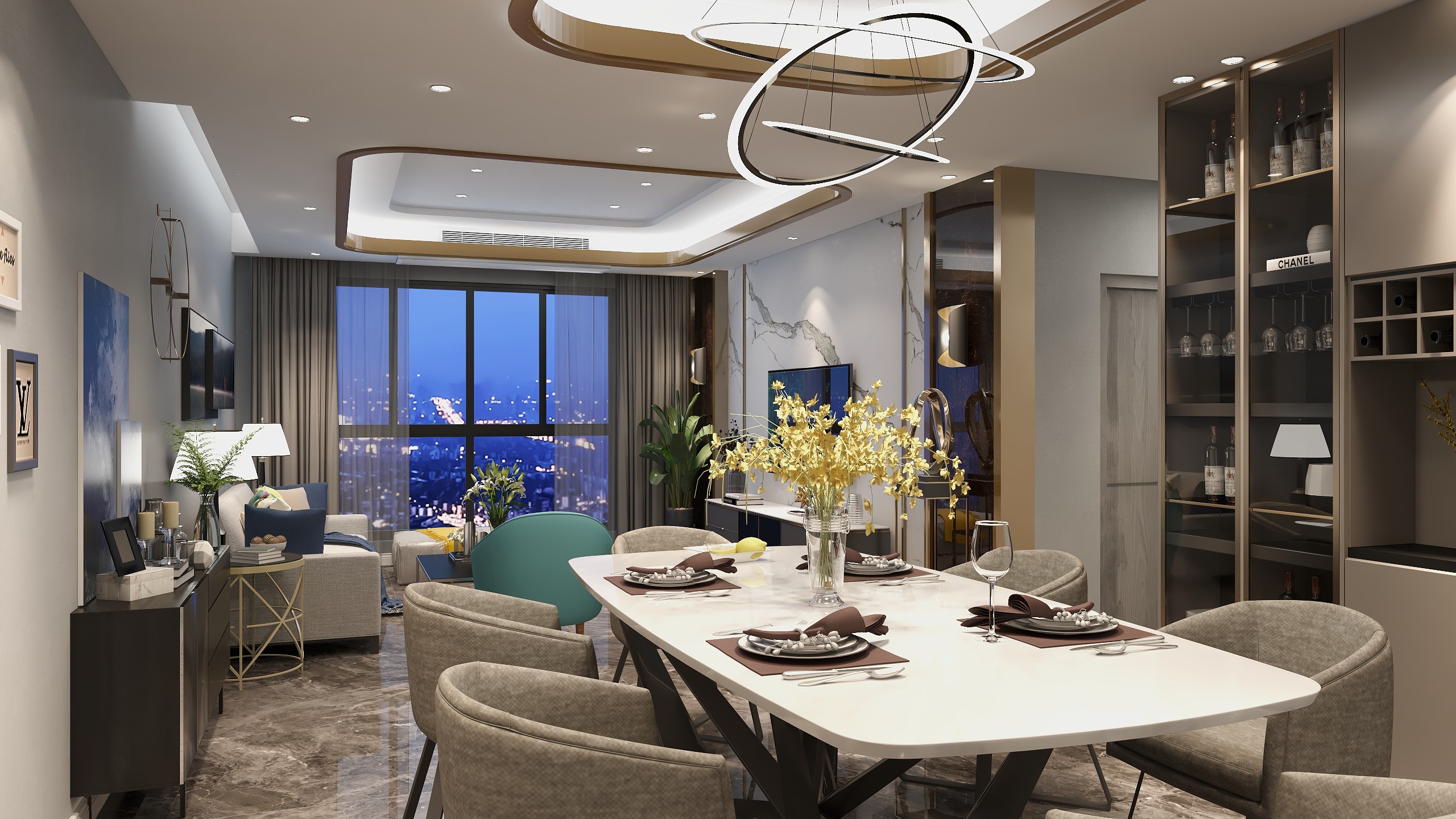 MOFANSHEJI-云辰国际效果图c3-装修设计方案