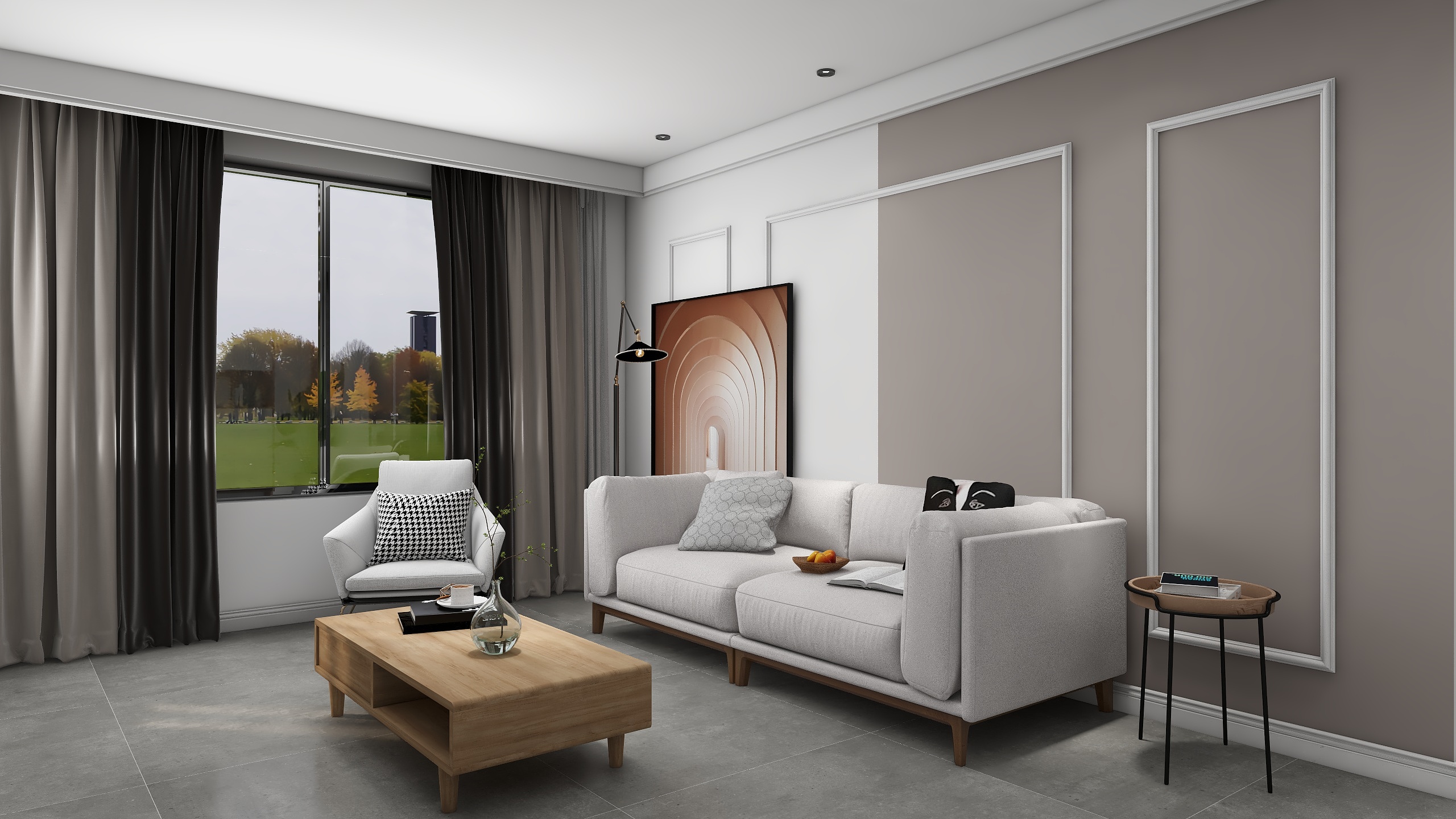 叁叁柒-临津花园复古-装修设计方案