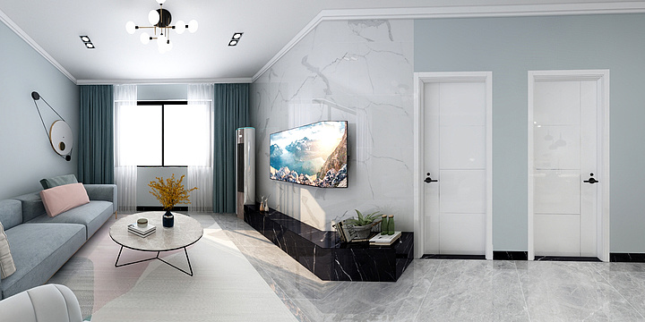 월광。-金水湾4#一单元东户-装修设计方案