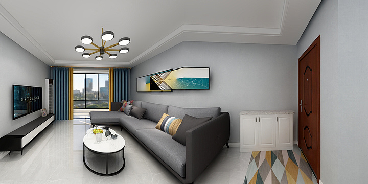 明晖装饰有限公司-城南小区1-3-301-装修设计方案