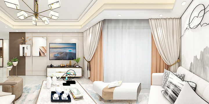 安徽区-宣城-敬亭新苑-B8-装修设计方案