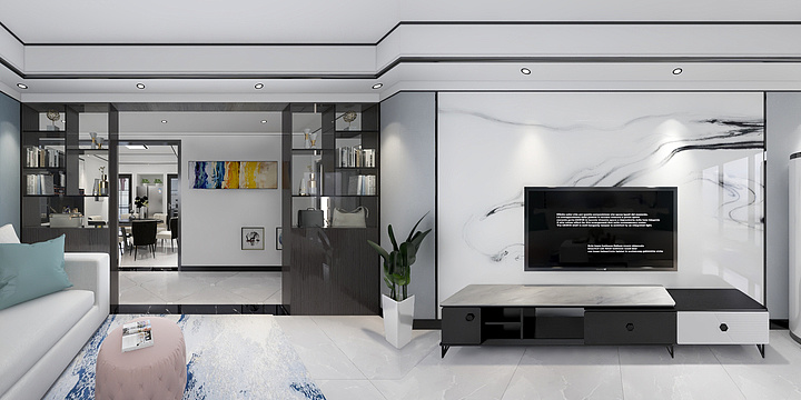 哈哈飞飞-江南华府邓皋方案一-装修设计方案