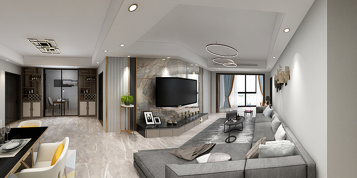 雅庭装潢-银州世纪家园-装修设计方案