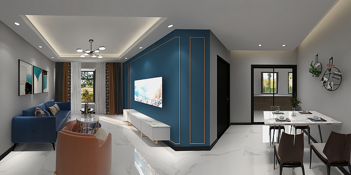 奇点空间设计-俪锦城三期12#1-22-4-装修设计方案