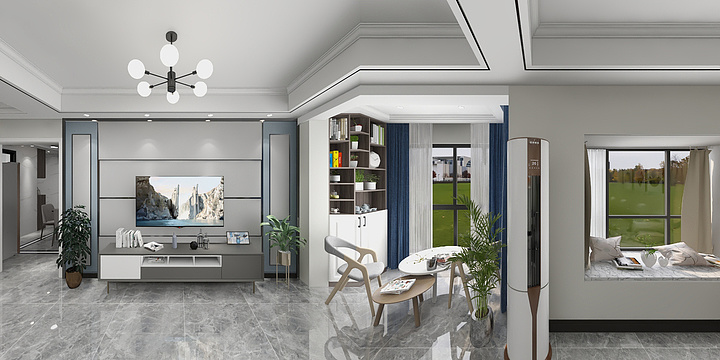 馨巢装饰CDKm-恒源·学苑华府A1-2214-装修设计方案