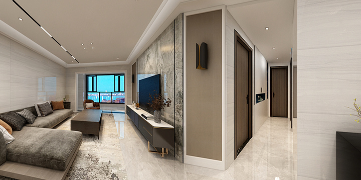 张小福-117-现代-装修设计方案