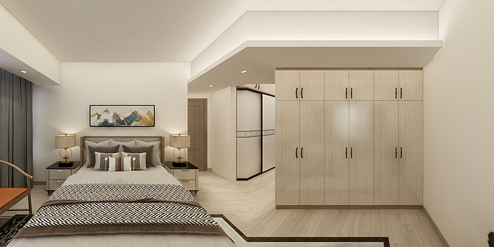 室内设计梁工1-东建-锦绣龙湾46座04户-装修设计方案