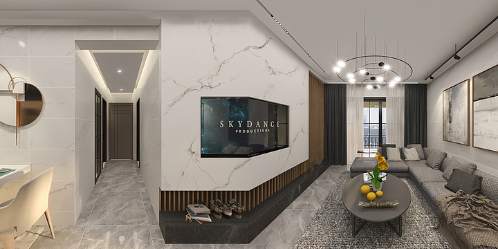 陈金盛-现代混搭金地时代艺境2栋1203-装修设计方案