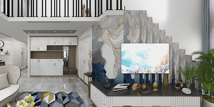 施勇祥-紫檀水景-现代简约-装修设计方案