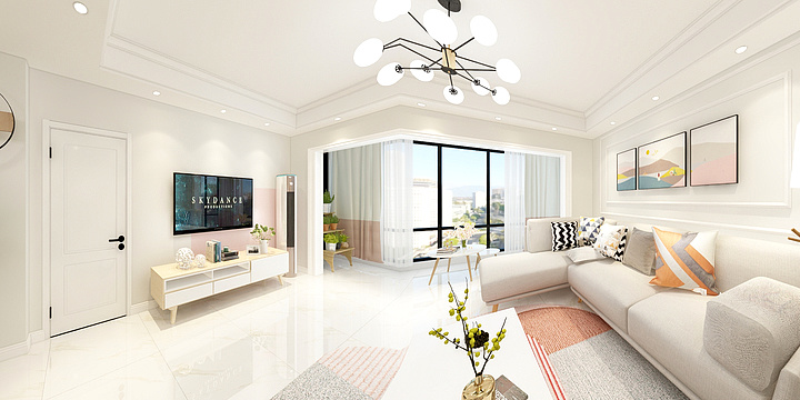 余热一柠檬设计-湘江美郡敏姐雅居-装修设计方案