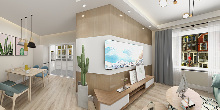 金搏来装饰工程-17楼独户-副本-副本-装修设计方案