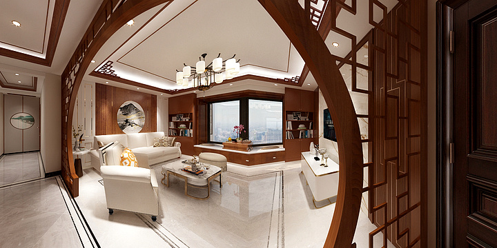 设计师王馨-黄金海岸 11#1001-装修设计方案