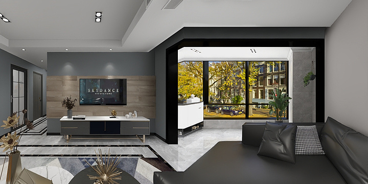 i莫名-客餐厅效果图-装修设计方案