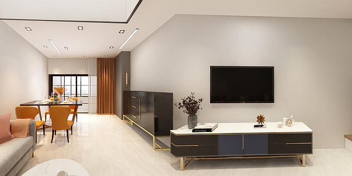 Alongdream-敏捷城四期E幢1905-装修设计方案