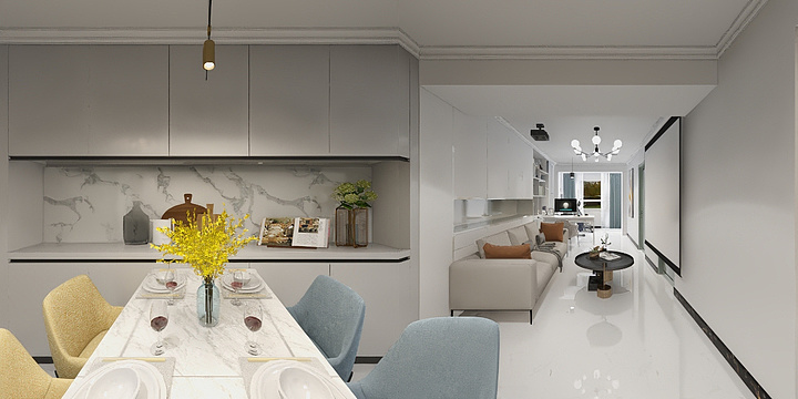 内閣設計-兰运司家属院雅居设计-装修设计方案