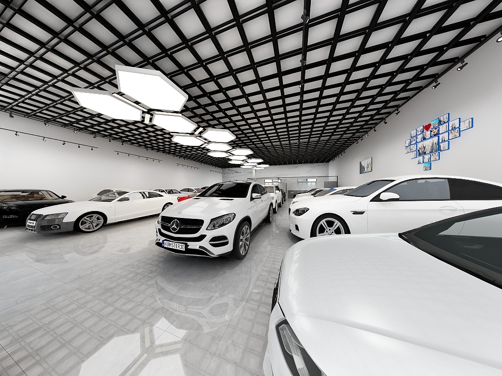 青岛设计师001-汽车展厅-装修设计方案