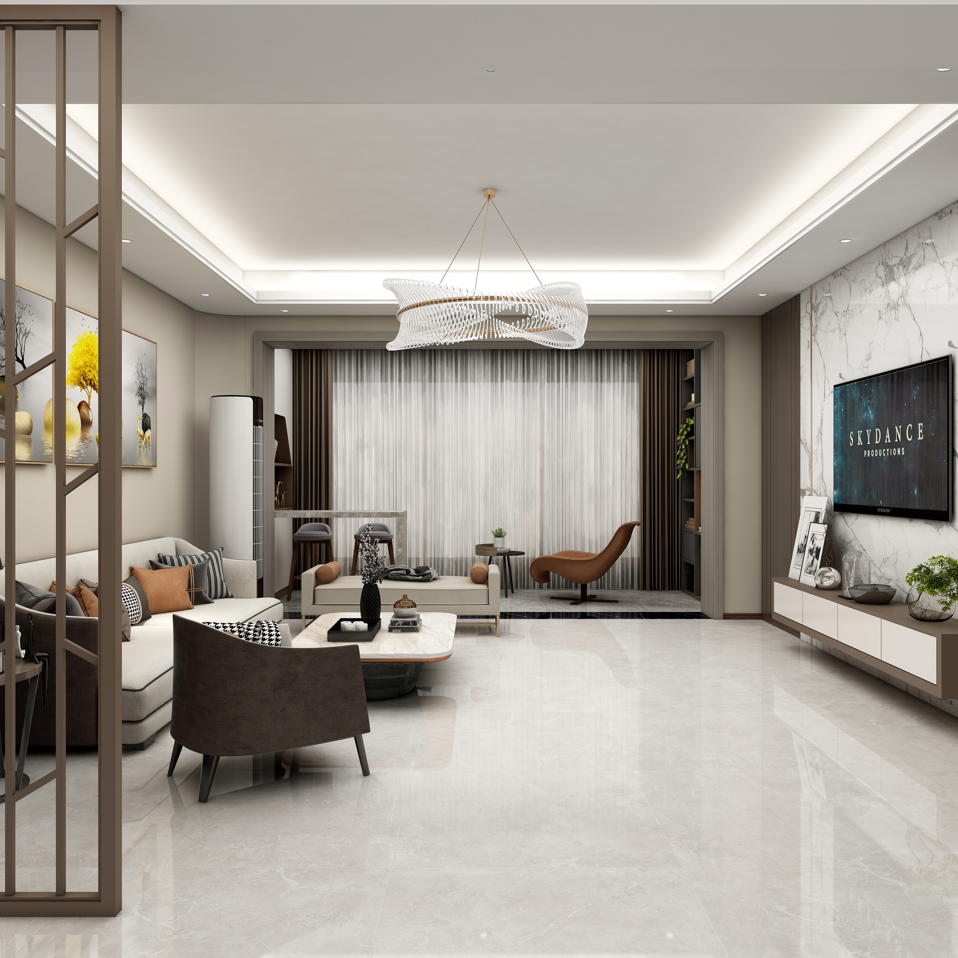 陈继强-《现代简约》住在-世纪新城-装修设计方案