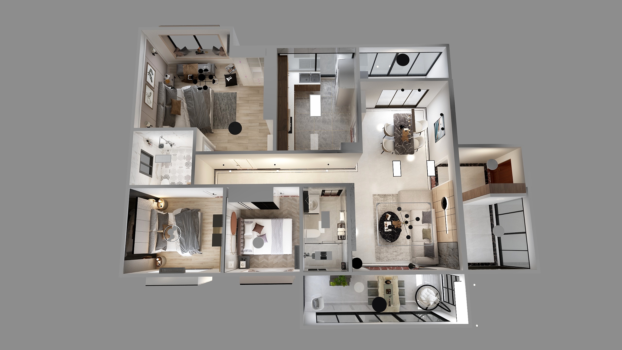 明中投资有限公司-朱振宇-万盛5-2-装修设计方案
