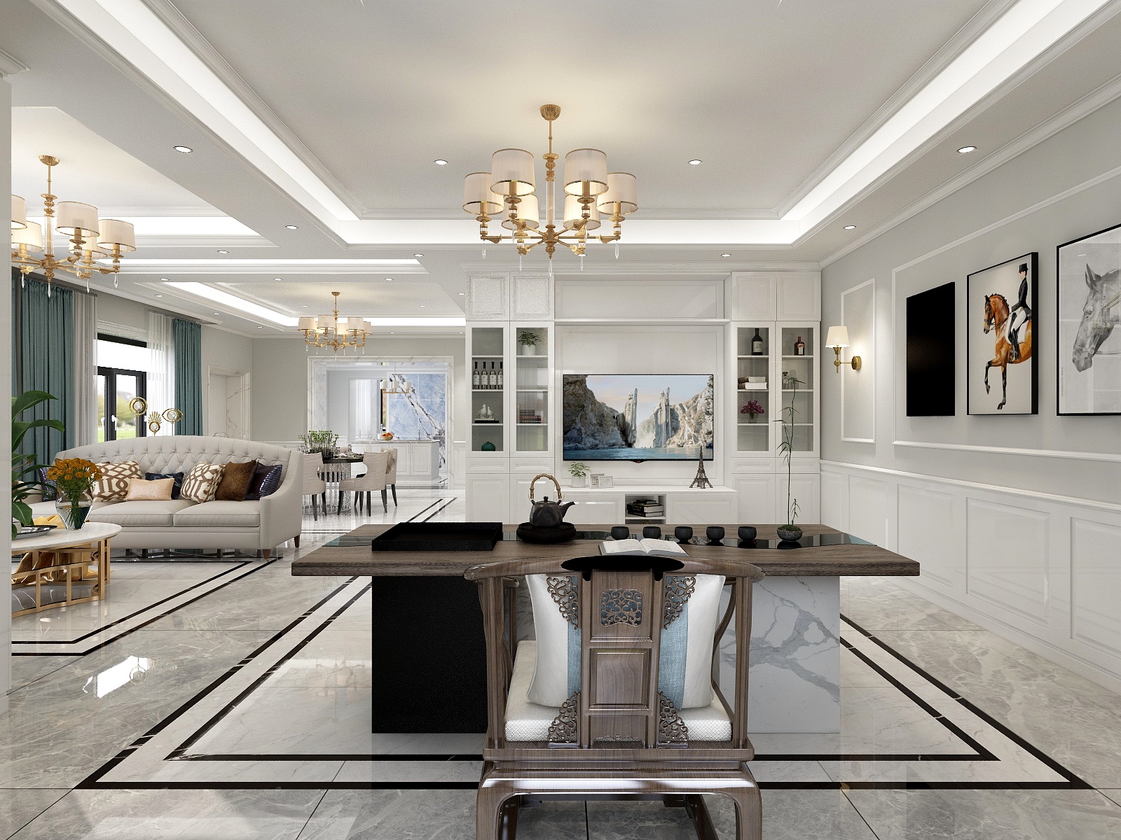 Lee小七-上峰小镇800砖-装修设计方案