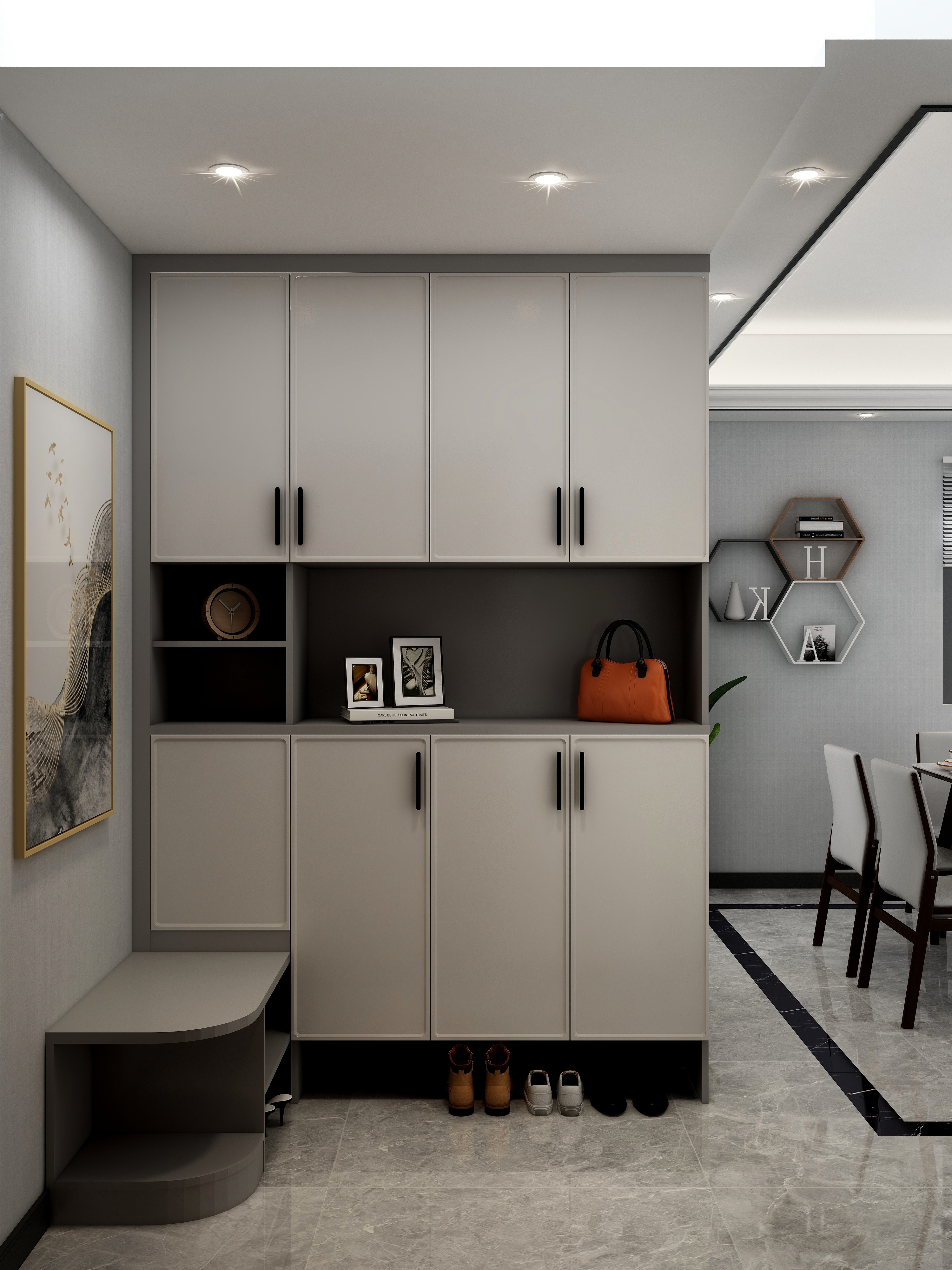 番薯设计师-华润公园九里128户型兰寿康最终下单图-装修设计方案