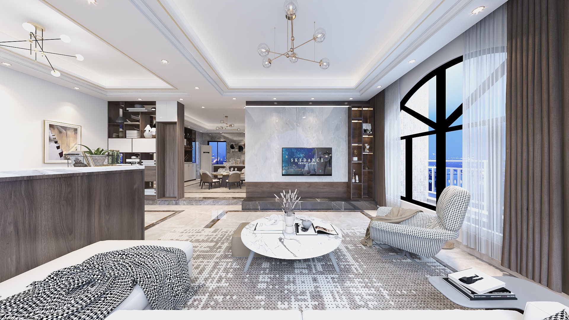 ARLEN六合空间-陈府别墅-装修设计方案