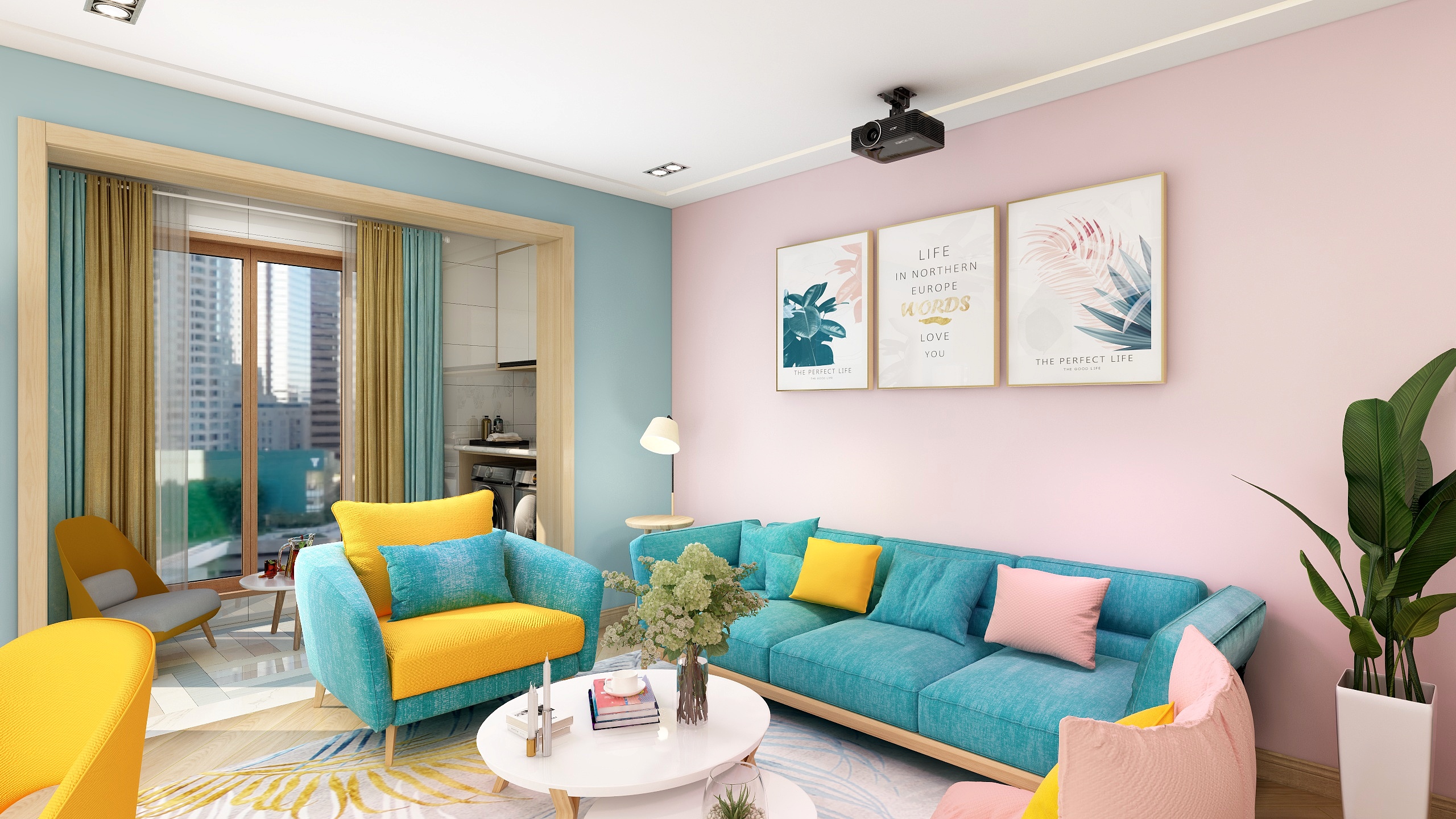 李拉-德信海德公园，北欧风格。-装修设计方案