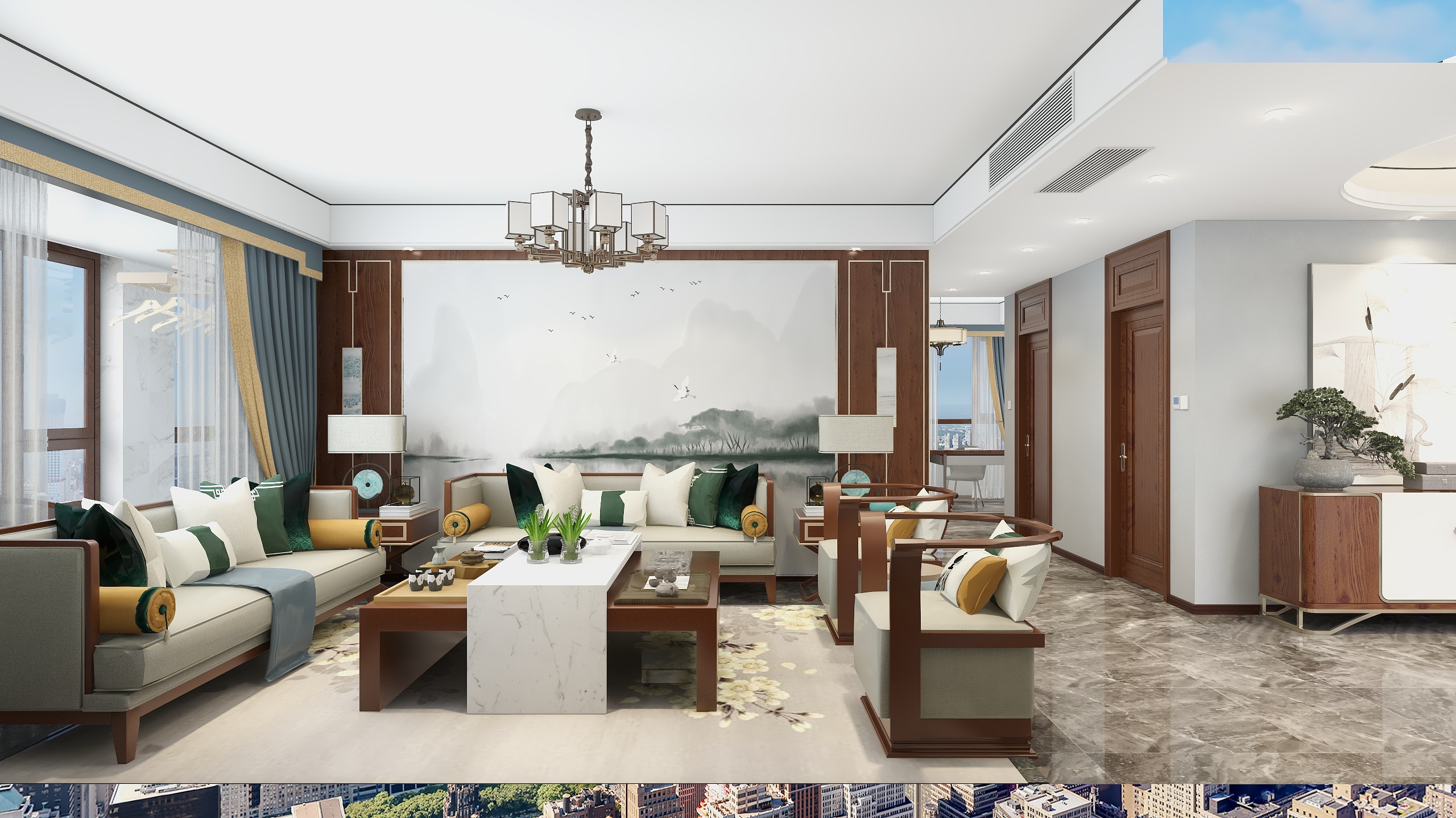 金舍装饰王新-金舍王新-鼎旺大观20-176㎡杨姐吉宅设计方案-装修设计方案