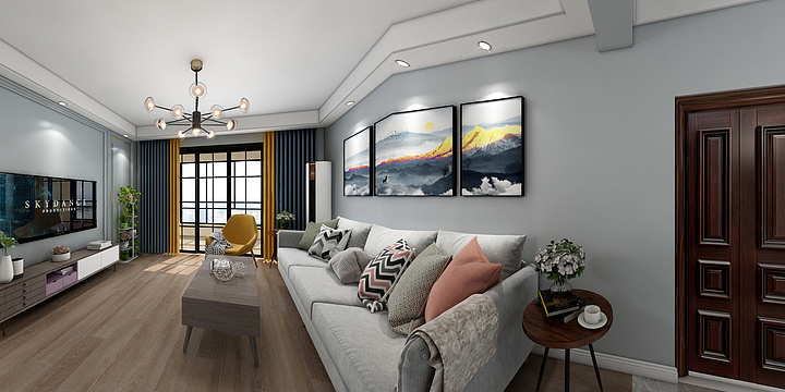 杨杰-四季花城雅居-装修设计方案