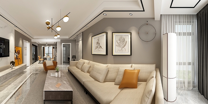 百得胜实木定制馆-芷金城13栋1801室-装修设计方案