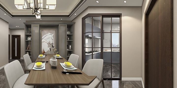 爱派装饰-御园高层135平米左-装修设计方案