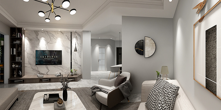 魏雨诗15881138815-蔚蓝丽景现代风格-装修设计方案