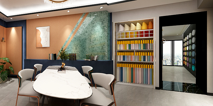 湖南室内设计LHBYrH-江口专卖店-装修设计方案