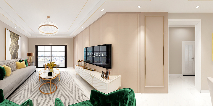 居和居家装饰2-星岛 45-2-6-2效果图-装修设计方案