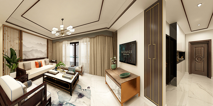 流岚星霜-锦绣壹号13-2-1101曹姐-装修设计方案