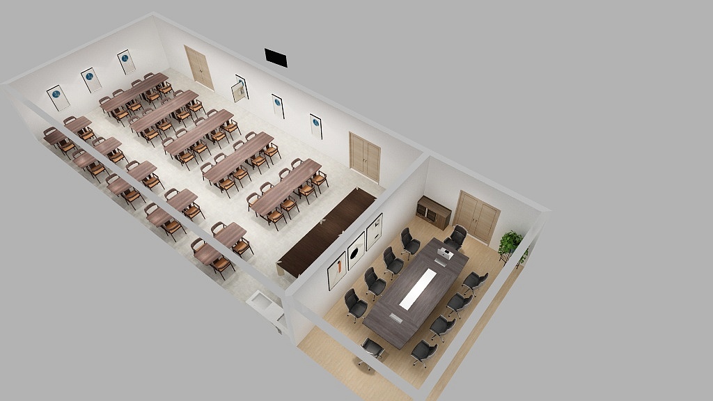 百特办公BUTP-餐厅会议室-装修设计方案