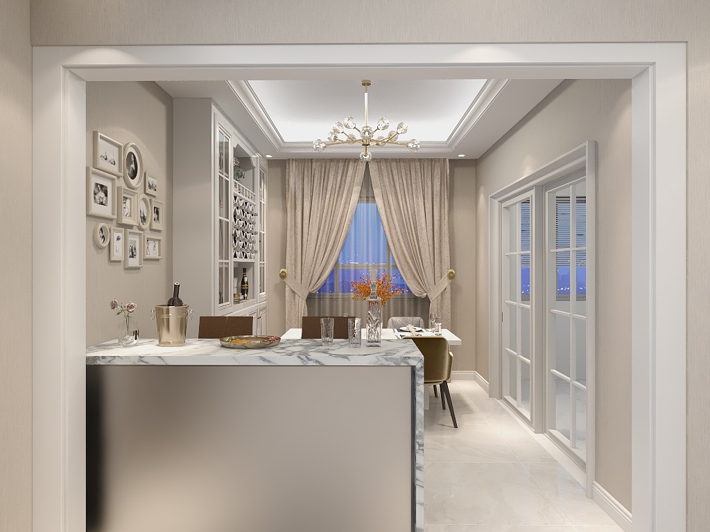 乔鲁克Vicky-瑞和园89.50㎡B户型3室2厅1卫-装修设计方案