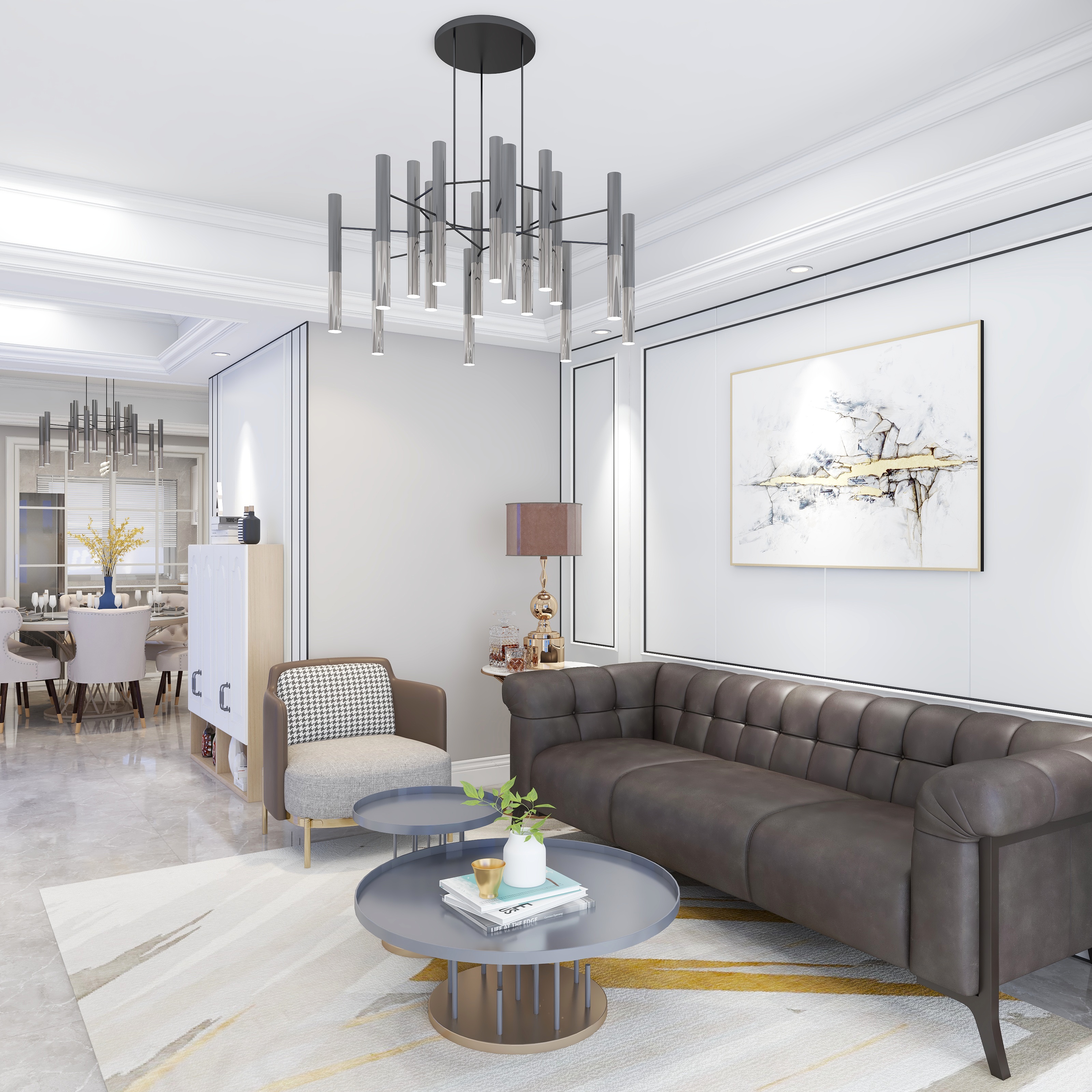 名知名-样板间征集专用户型一-装修设计方案