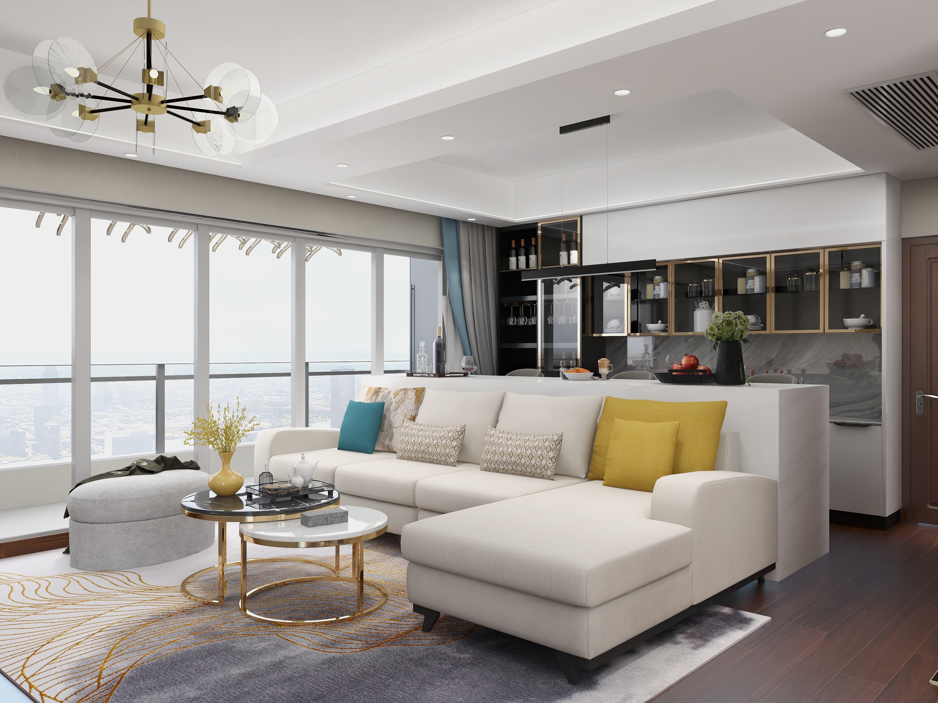 设计师a鑫-旭辉弘庭效果图-装修设计方案