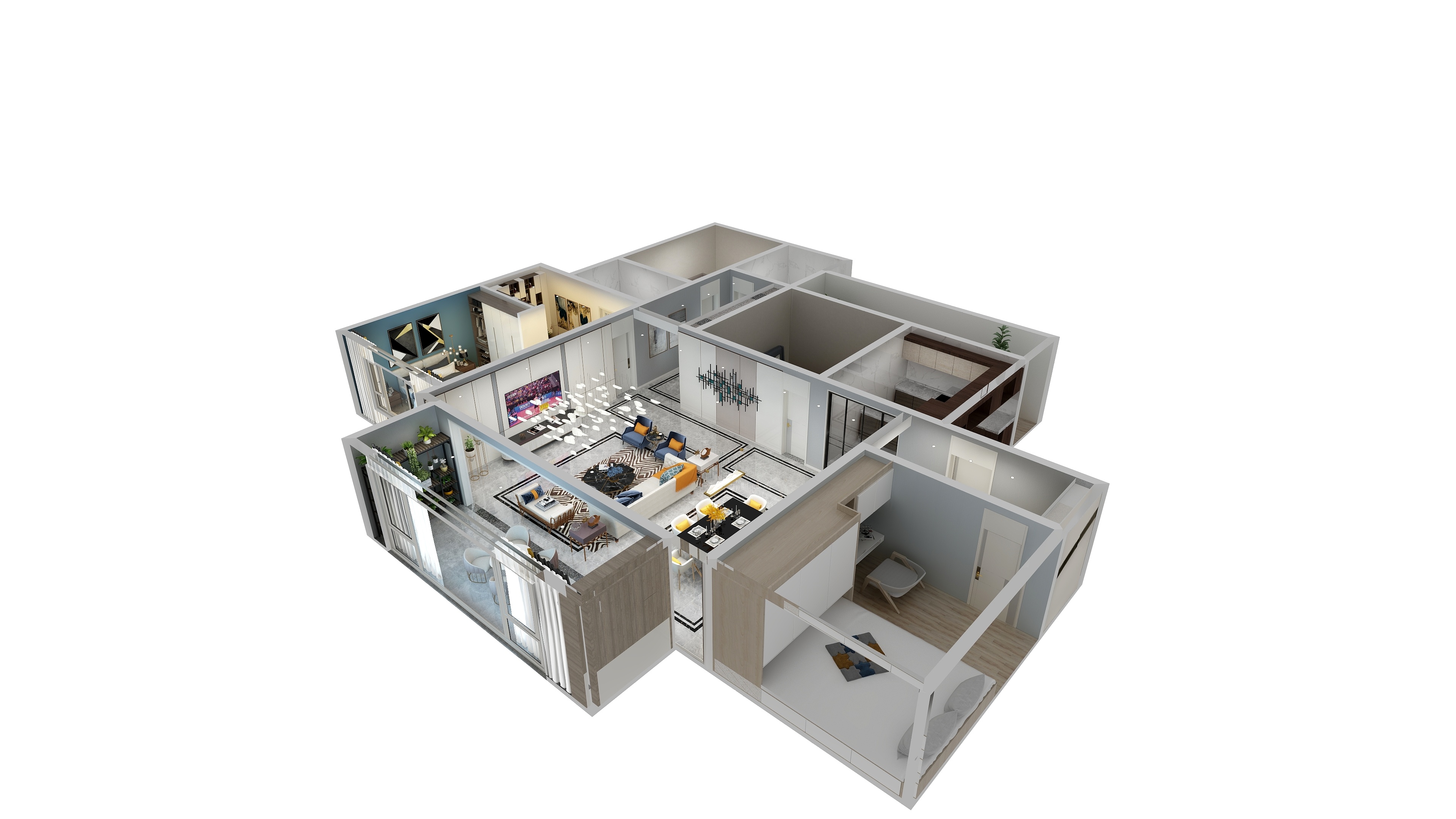 宁夏-银川-马朝阳-宝湖印象轻奢风格_张静-装修设计方案