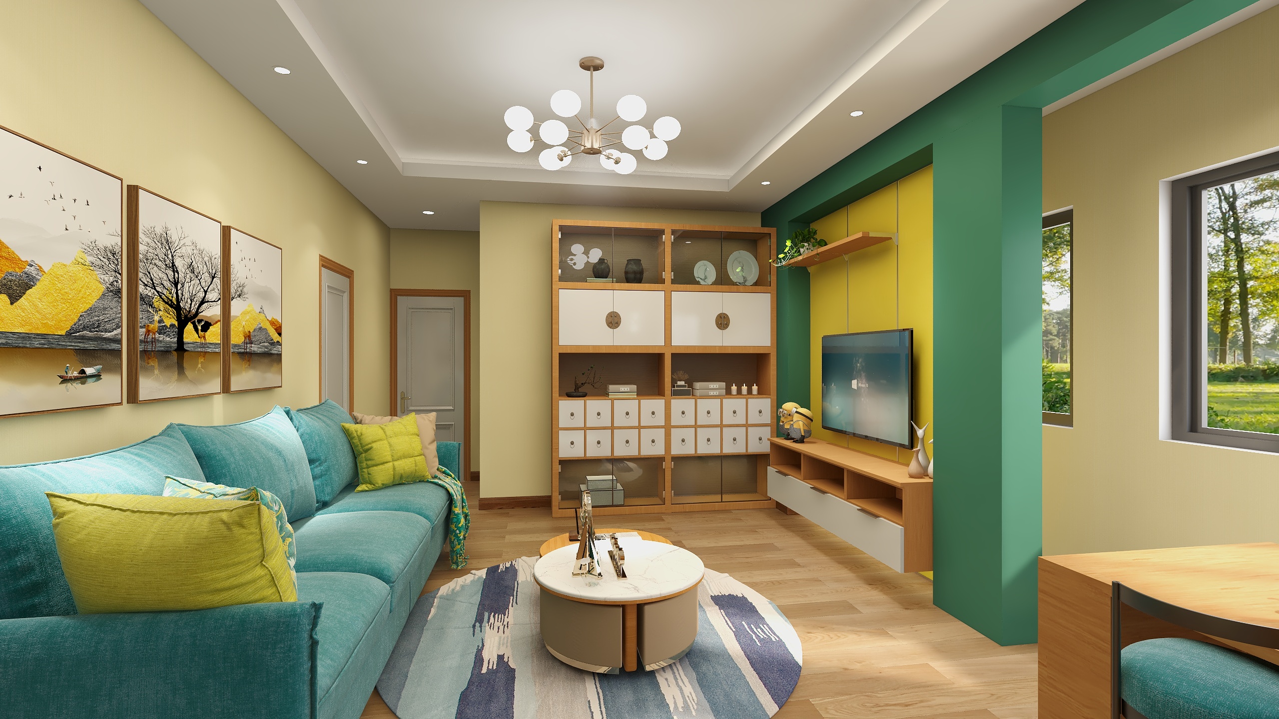 欣羽xingyu-瑞和园89.50㎡B户型3室2厅1卫-装修设计方案