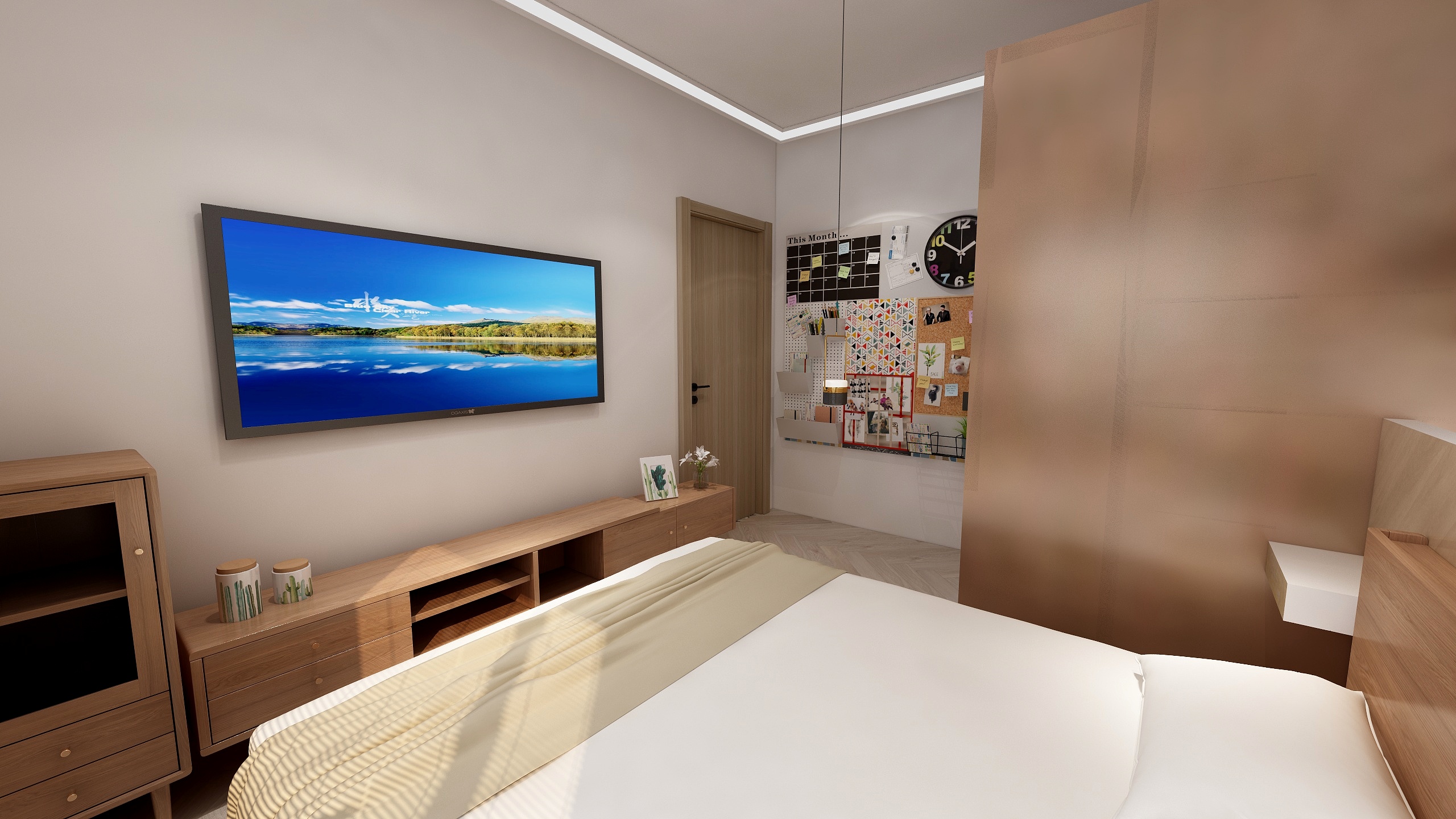 BEN高定设计-2栋1302-清新-装修设计方案