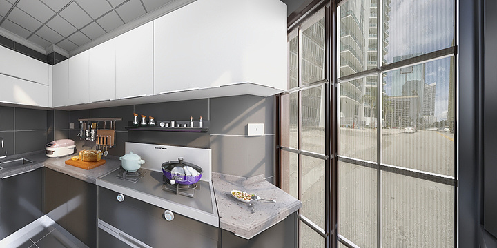 百得橱柜设计师郭阳莲-福新金老板-装修设计方案