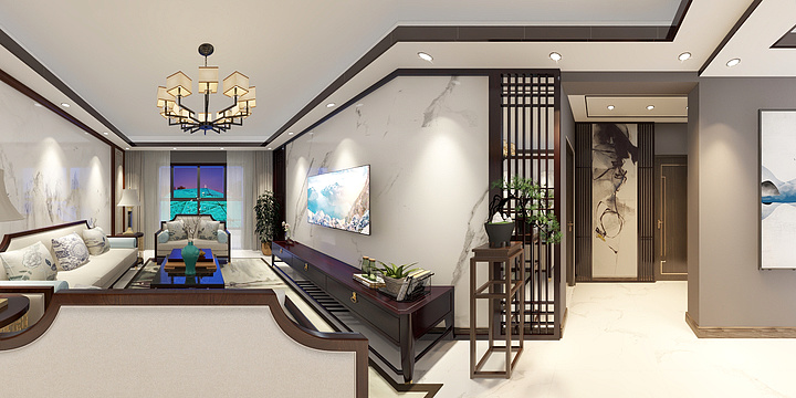 恒泰装饰007-银河御府-新中式-副本-装修设计方案