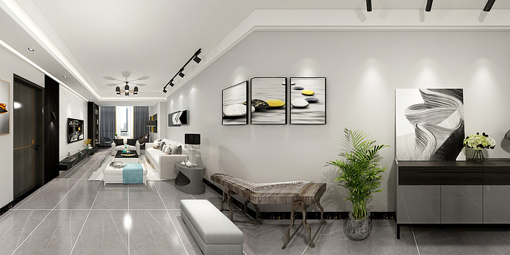 海和蓝-清华苑+6-2-903-装修设计方案