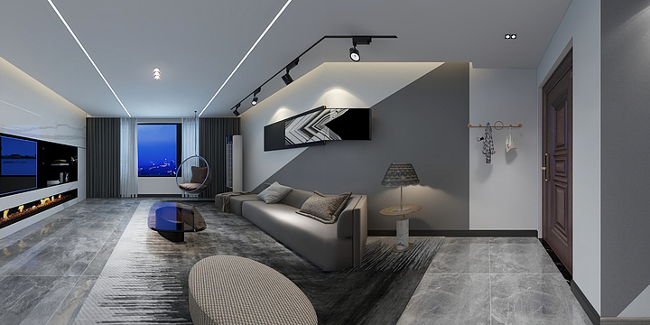 全案设计师高源-中天河畔尊邸-装修设计方案