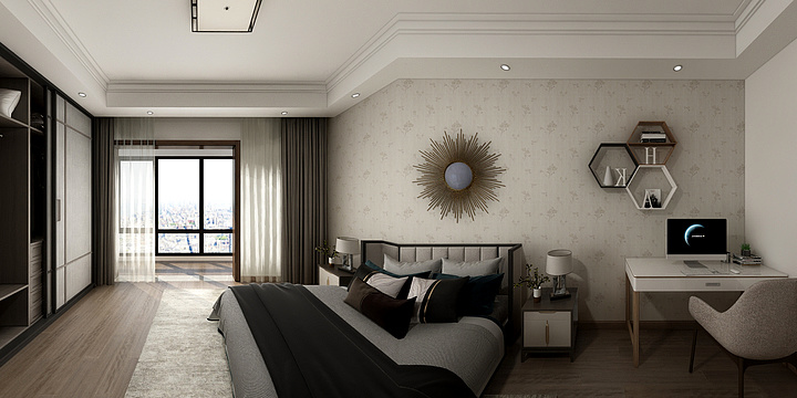 D-渔羊-上水颐园-新中式-装修设计方案