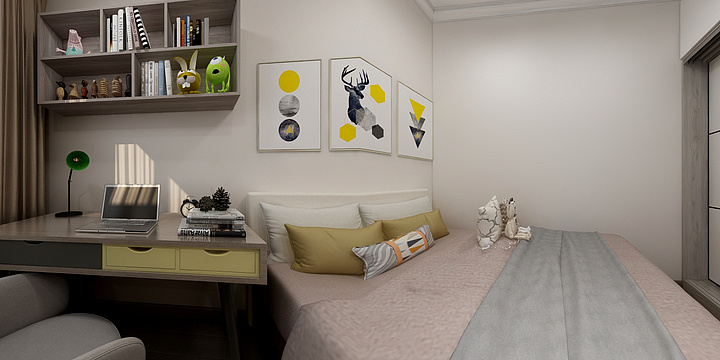 AugustV-中粮鸿云,卧室-2-装修设计方案