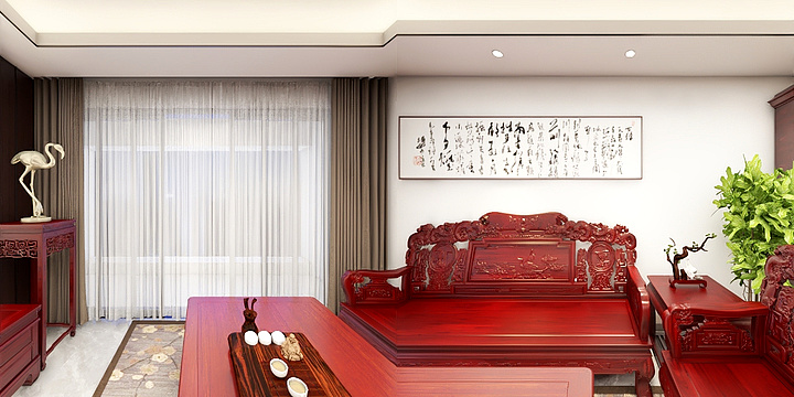 Neal-Yeung-海雅缤纷城-中式-装修设计方案