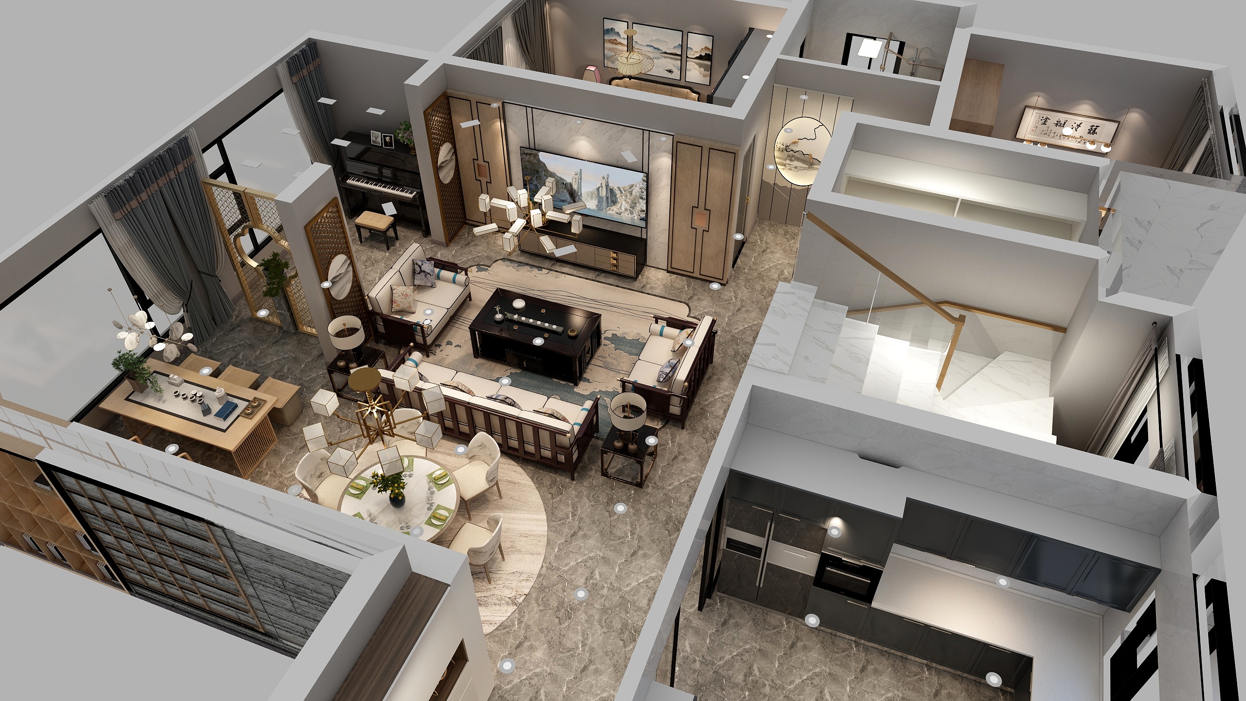 许晨-御景华庭（方案二）-装修设计方案